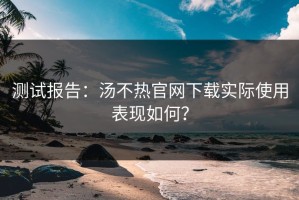 测试报告：汤不热官网下载实际使用表现如何？
