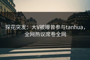 探花突发：大V被曝曾参与tanhua，全网热议席卷全网