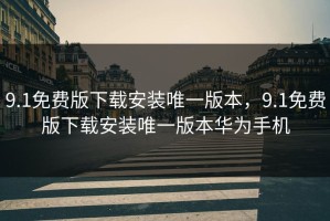 9.1免费版下载安装唯一版本，9.1免费版下载安装唯一版本华为手机