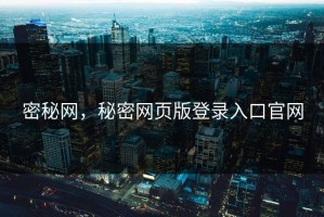密秘网，秘密网页版登录入口官网