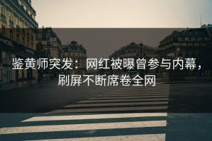 鉴黄师突发：网红被曝曾参与内幕，刷屏不断席卷全网